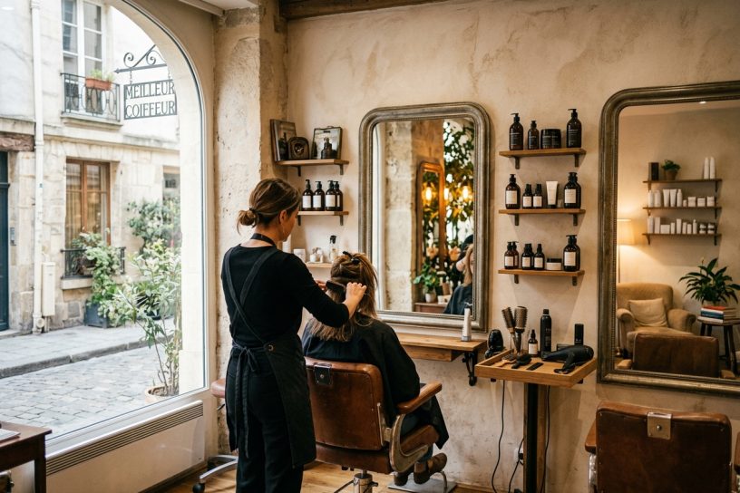 Grenoble — Salon de coiffure à Arlequin